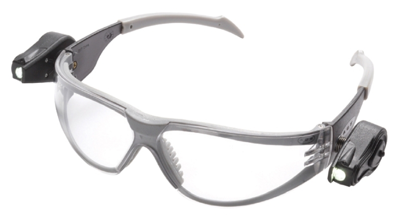 3M LED LIGHT VISION 11356-00000M Ochranné okuliare Šedá