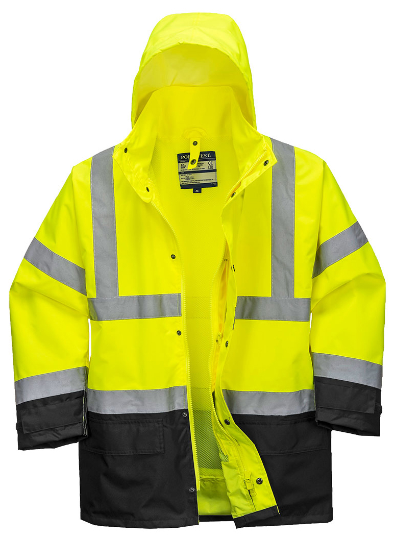 Portwest S768 HI-VIS EXECUTIVE Reflexná bunda 5v1 XL, Fluorescenčno žltá-Čierna