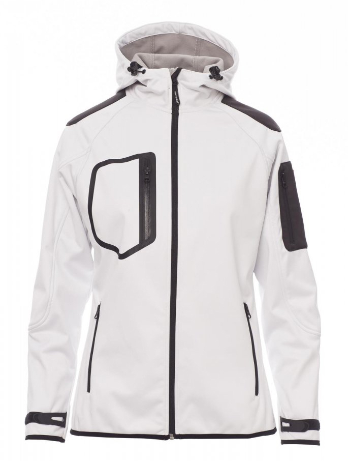 Payper EXTREME LADY Softshellová bunda dámska XS, White-Black