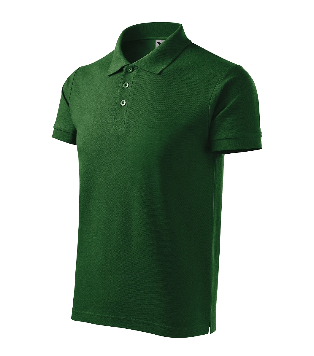 Malfini COTTON 212 Polokošeľa pánska L, Fľaškovo zelená