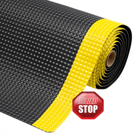 PR 30E/01CZ Protiúnavová rohož 60x91x1,9 cm Čierna-Žltá