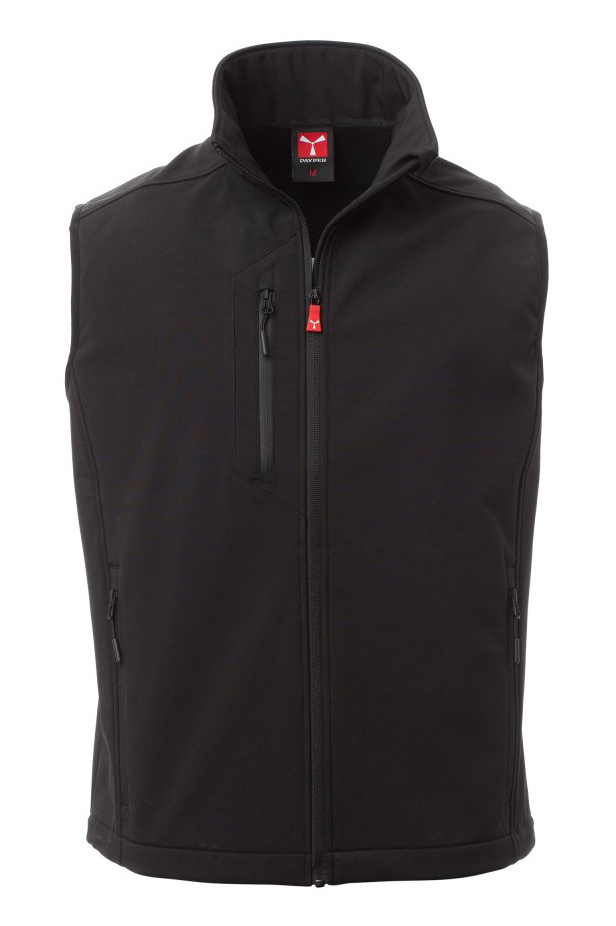 Payper CORK Softshellová vesta XXS, Black-Black