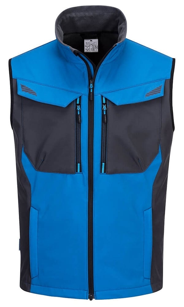 Portwest T751 Softshellová vesta WX3 Modrá, S