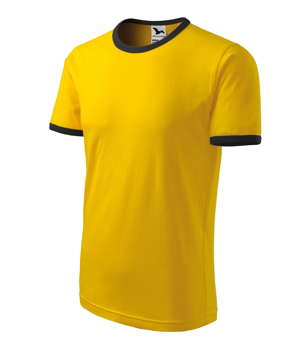 Malfini INFINITY 131 Tričko unisex S, Žltá-Čierna