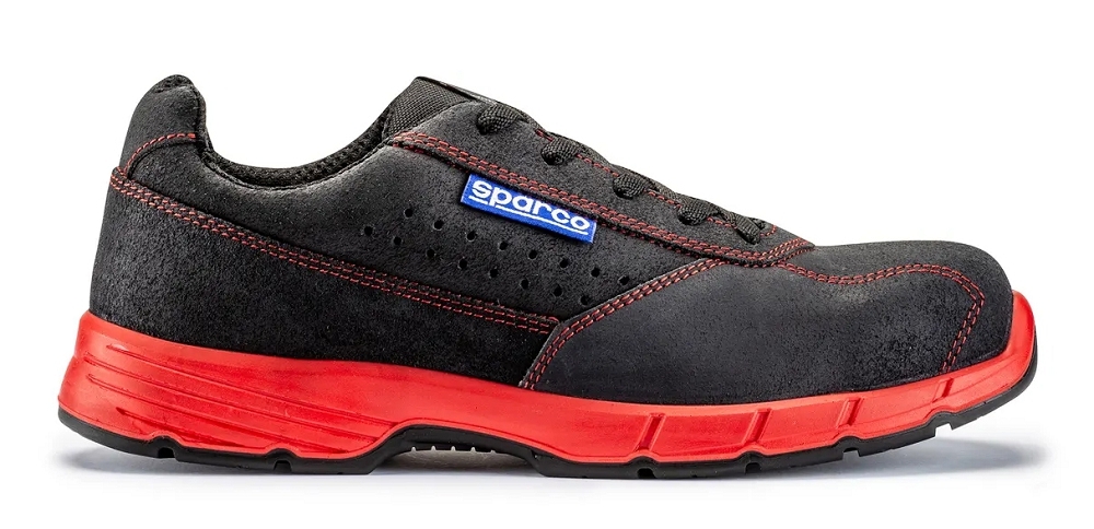 Sparco CHALLENGE WOKING S1P SRC Bezpečnostná obuv Čierna-Červená, 36