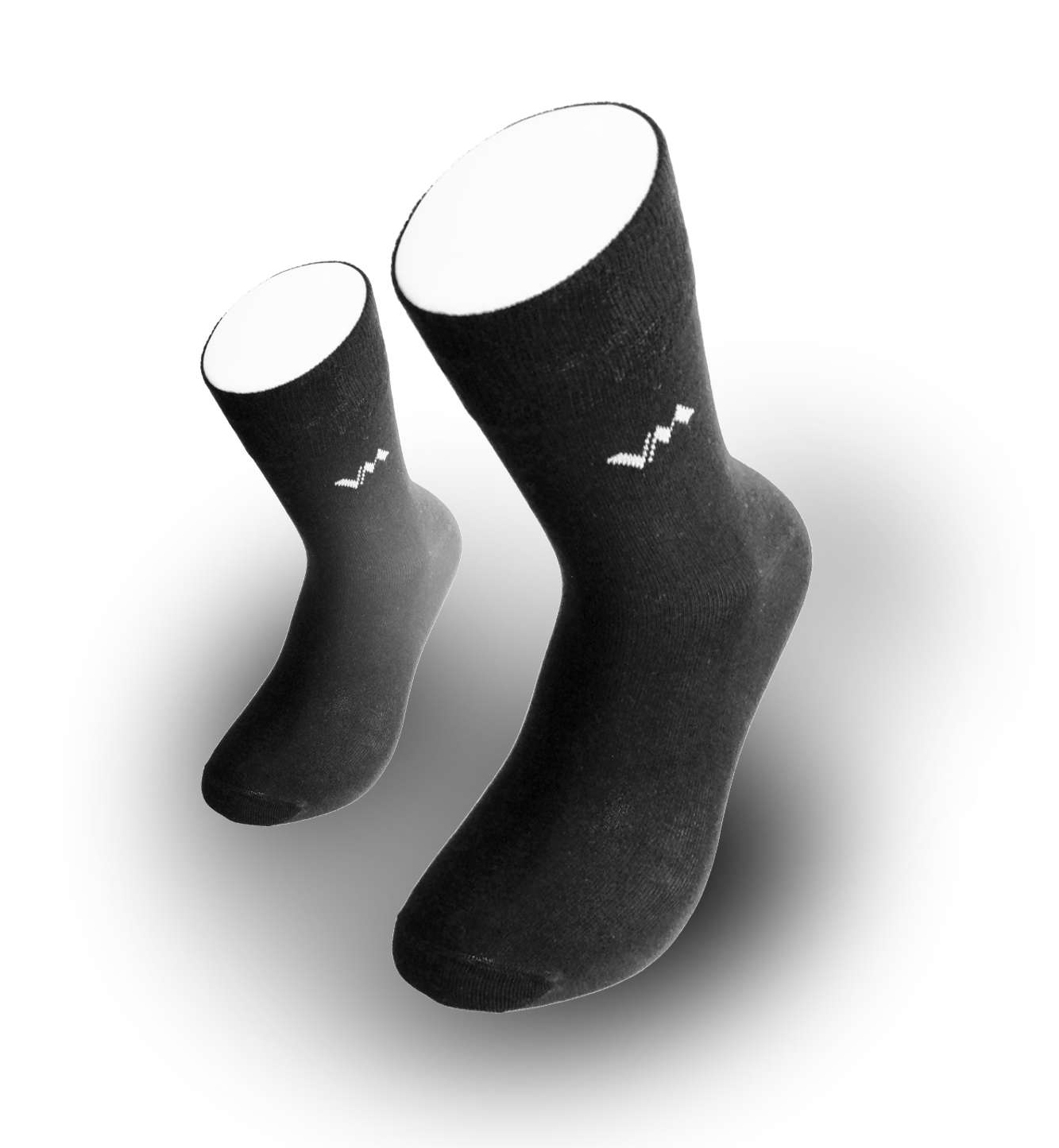 VM Footwear 8003 Bambusové ponožky Čierna, 35-38