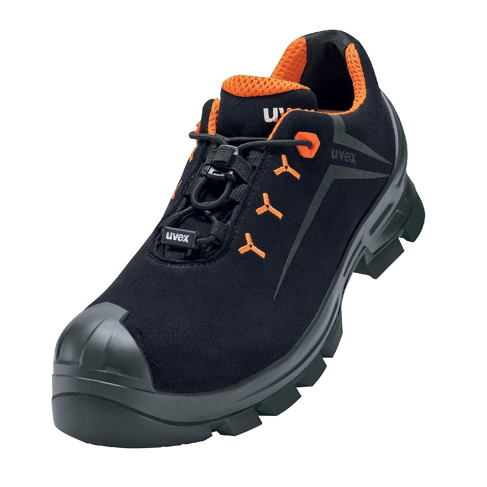 Uvex 6528 S3 HI HRO SRC Bezpečnostná obuv Čierna-Oranžová, 35
