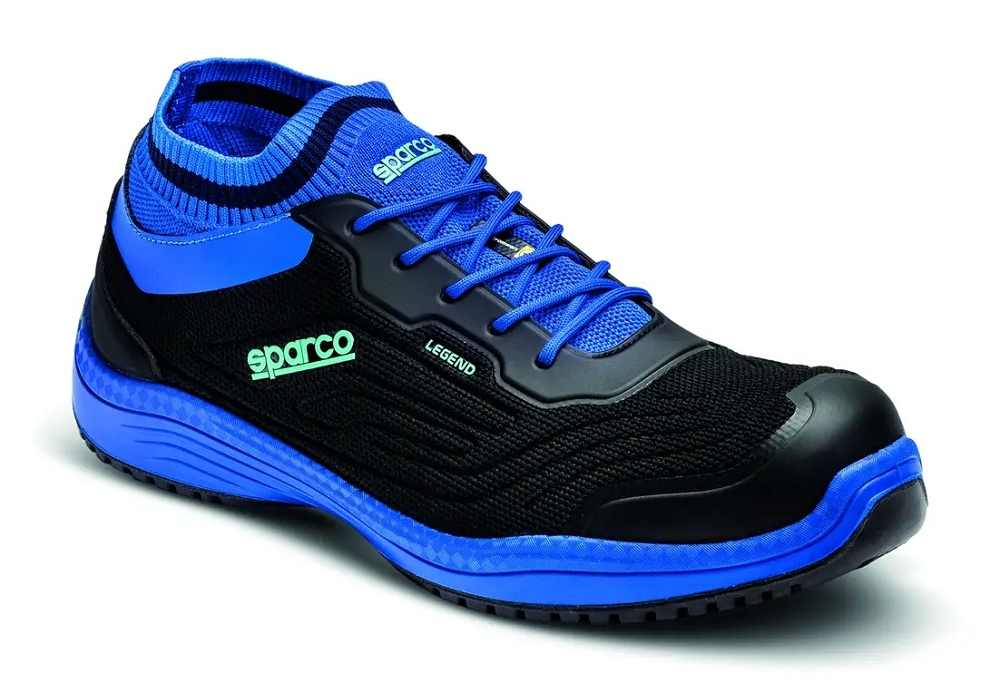 Sparco LEGEND WING ESD S1P SRC Bezpečnostná obuv Čierna-Modrá, 38