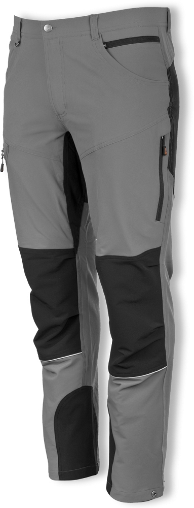 Bennon FOBOS TROUSERS Outdoorové strečové nohavice Šedá-Čierna, 44