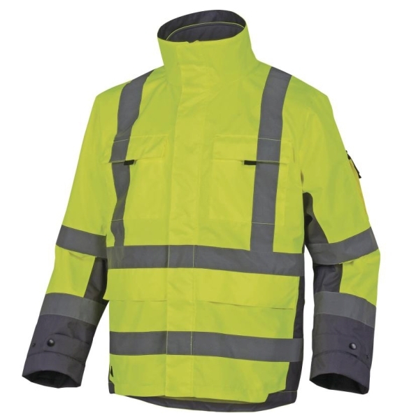 Delta Plus TARMAC Zateplená reflexná bunda Fluorescenčno žltá, XL