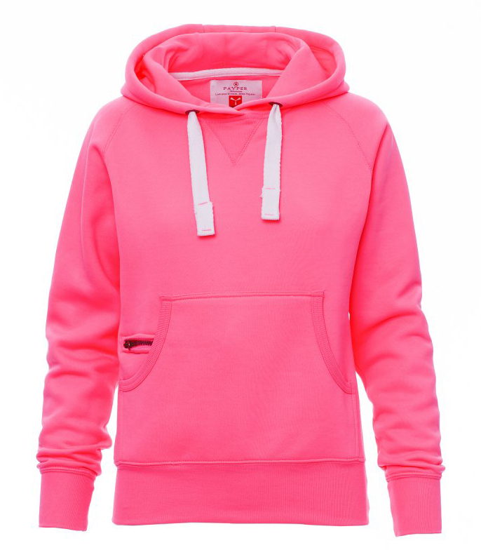 Payper ATLANTA+ LADY FLUO Mikina dámska XS, Fluorescent fuchsia