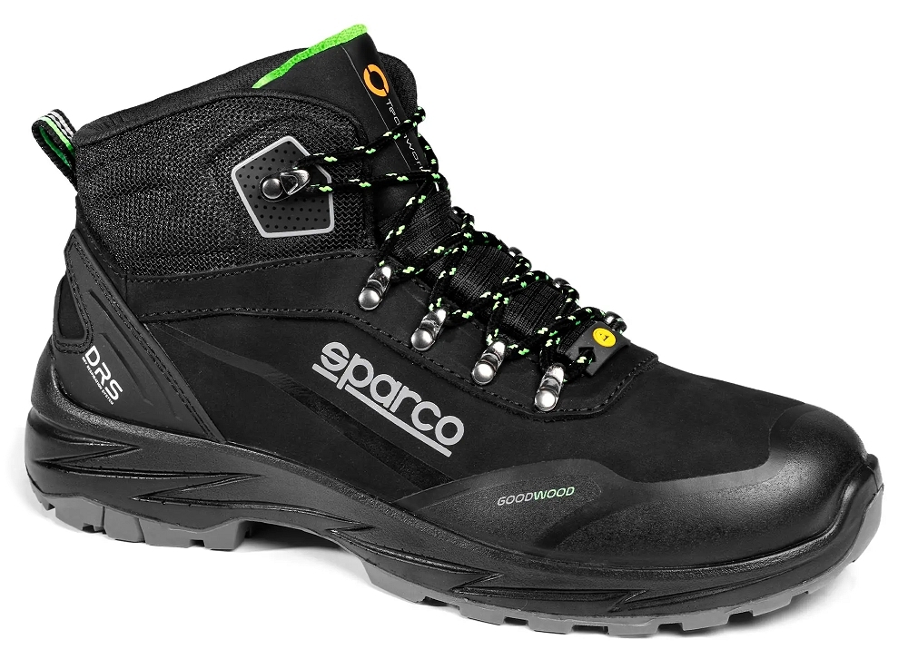 Sparco GOODWOOD RIVER ESD O6 SR FO HRO CI HI Pracovná obuv Čierna, 38