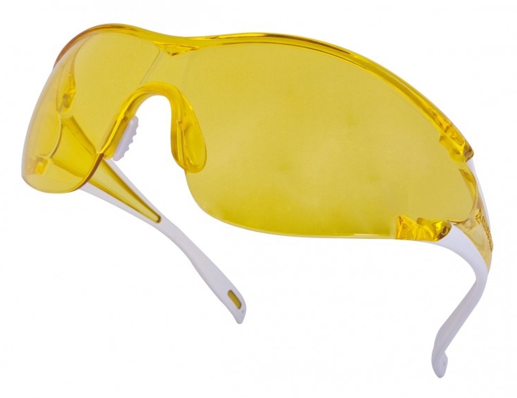 Delta Plus EGON YELLOW Pracovné okuliare Biela