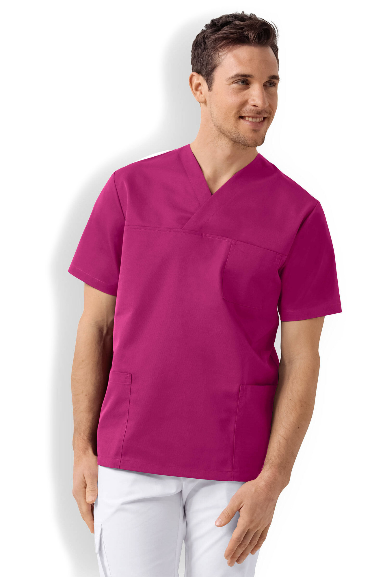 Clinic Dress Blúza unisex 4XL, Malinová