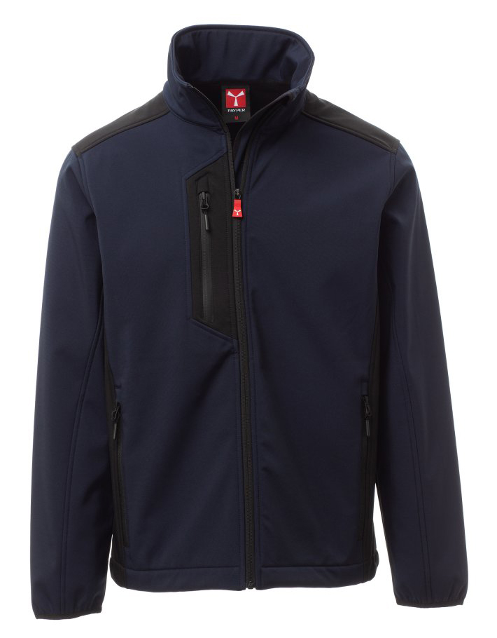 Payper GALWAY Softshellová bunda XXS, Navy blue-Black