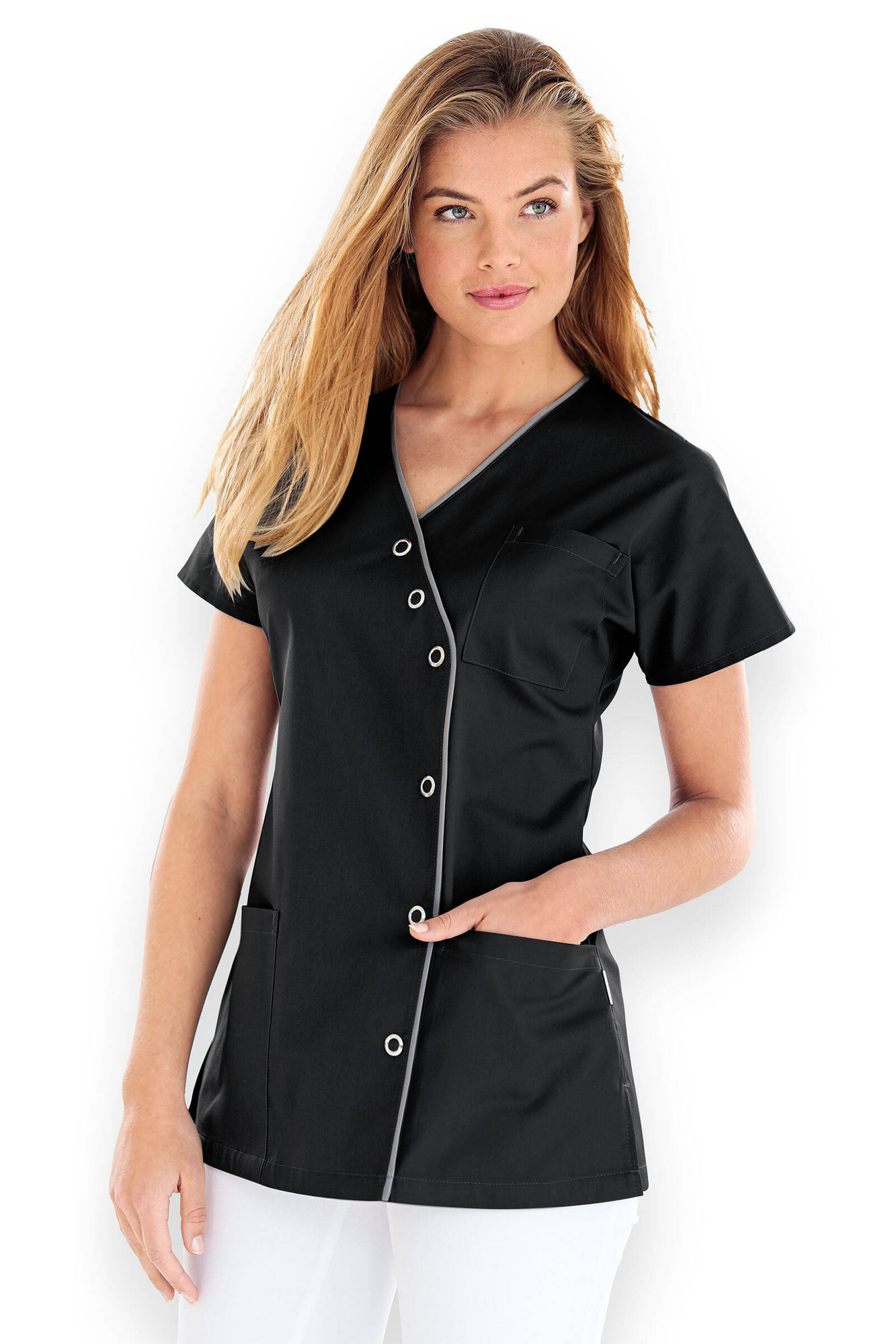 Clinic Dress Blúzka dámska Čierna, 52