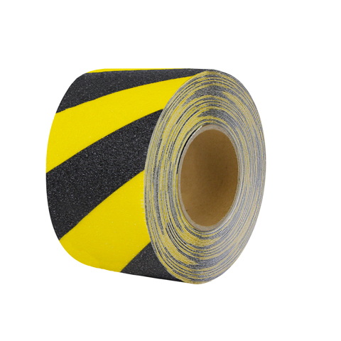 BY B05ZC Základná protišmyková páska v rolke - šírka 10 cm Čierna-Žltá