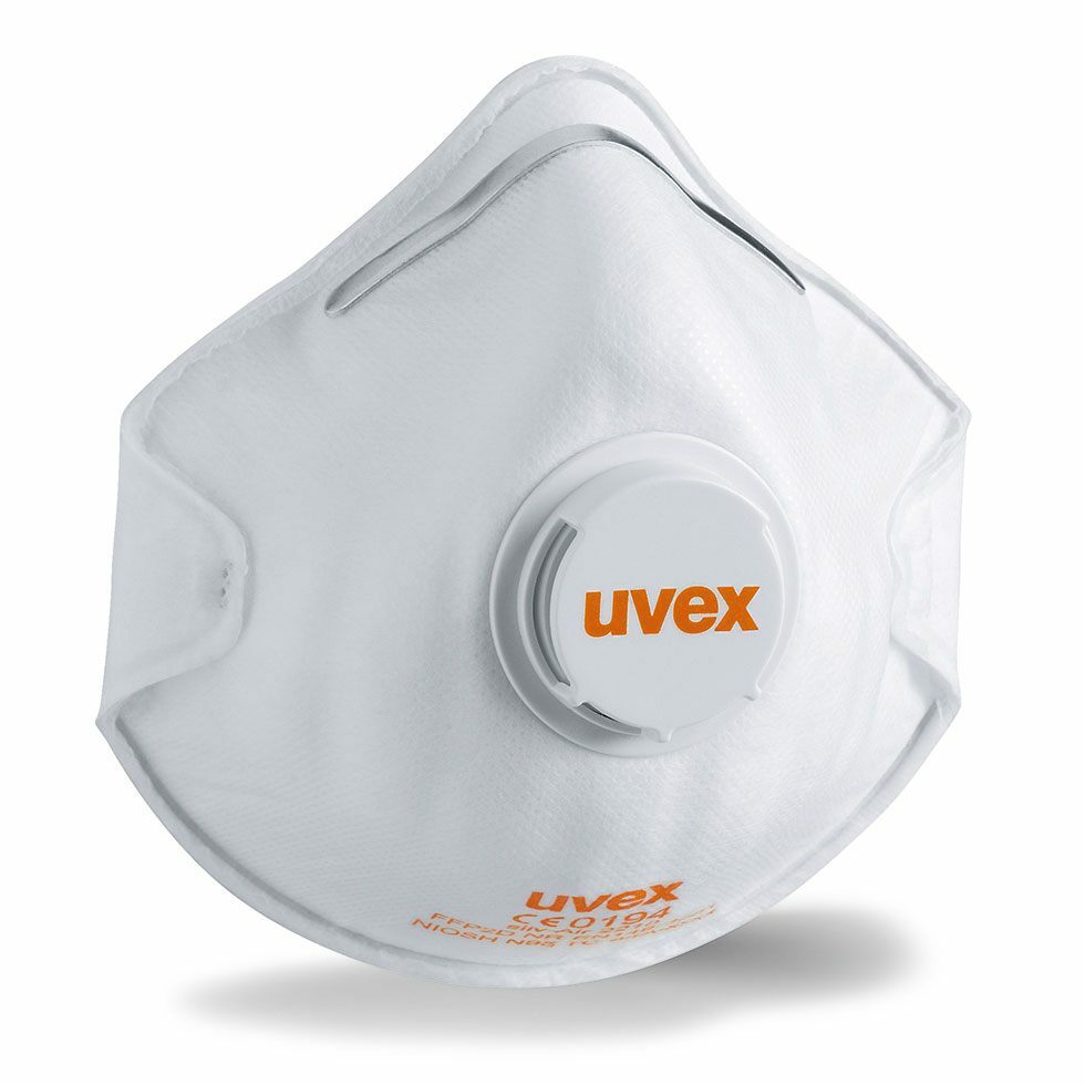 Uvex SILV-AIR 2210 FFP2 Respirátor miskový s ventilom Biela