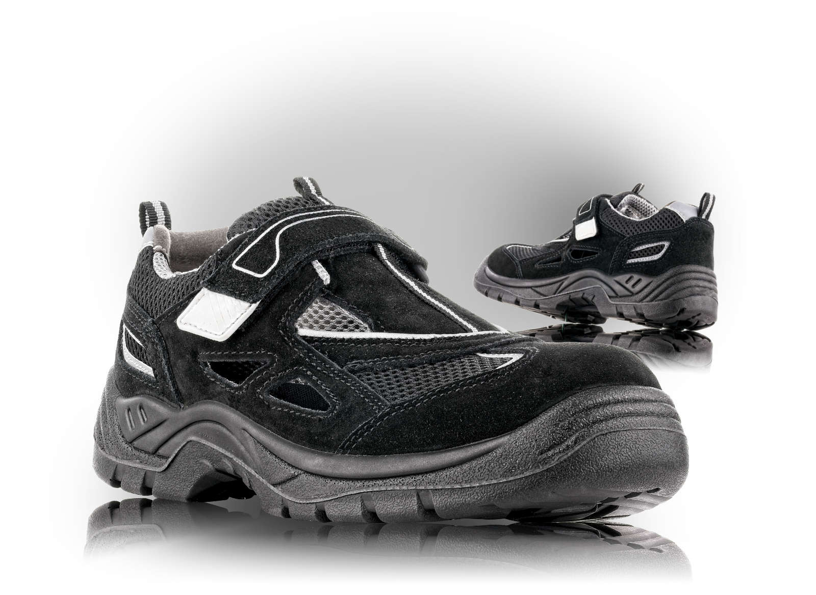 VM Footwear AMSTERDAM O1 NON METALIC Pracovné sandále Čierna, 38