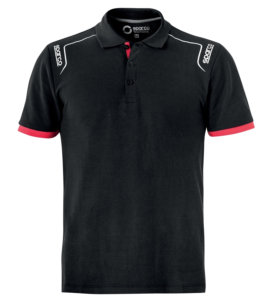 Sparco PORTLAND Polokošeľa S, Čierna