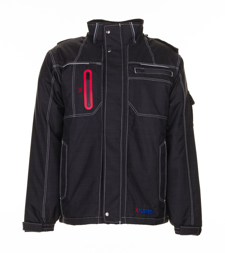 Planam OUTDOOR BASALT Zimná bunda S, Čierna