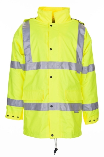 Planam HIGH VISIBLE Zimná reflexná parka Žltá, S