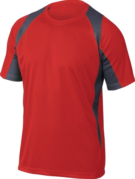 Delta Plus BALI Tričko 3XL, Červená-Sivá