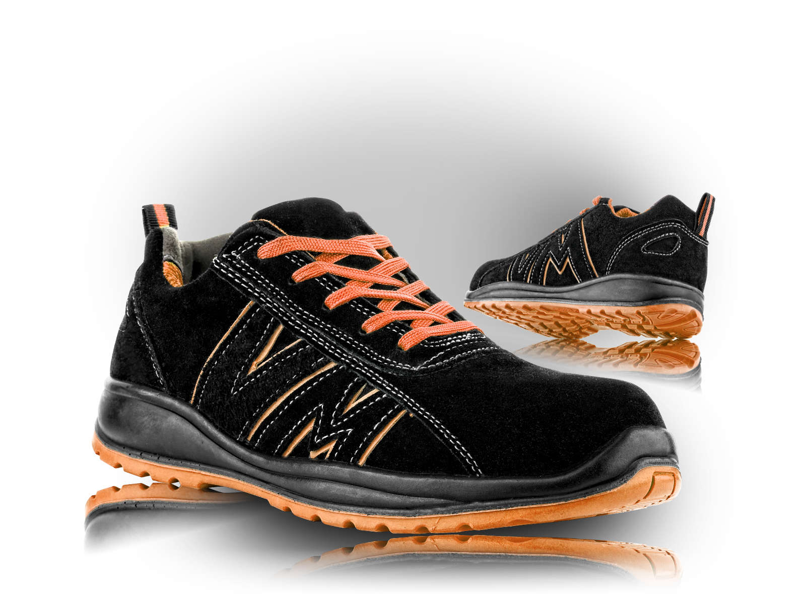 VM Footwear TOKIO O1 Pracovná obuv Čierna-Oranžová, 36