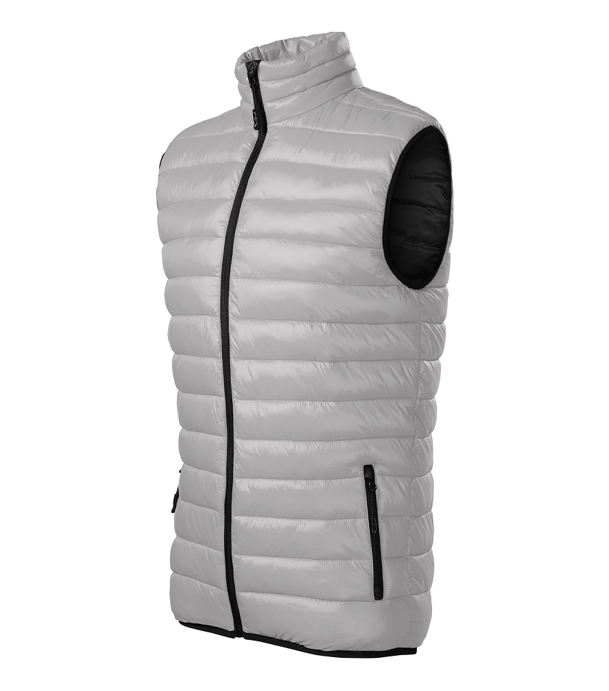 Malfini Premium EVEREST 553 Vesta pánska S, Strieborno sivá