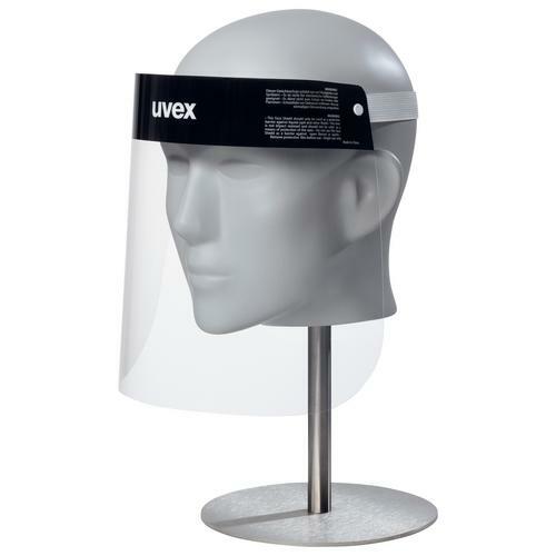 Uvex 9710 Ochranný štít Čierna-Biela