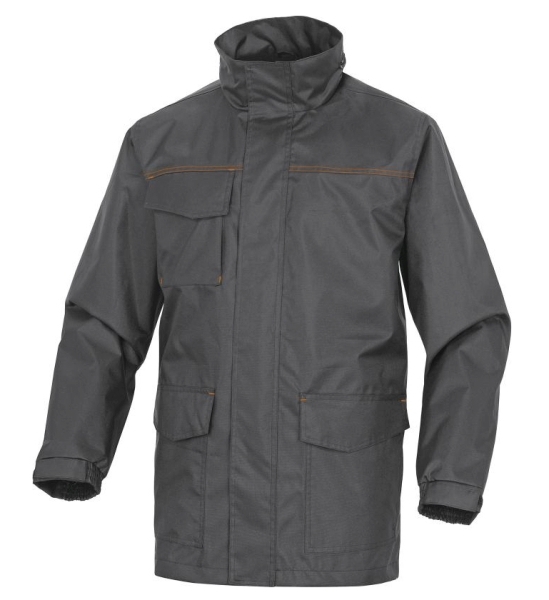Delta plus SLIGO Bunda do dažďa 3XL, Sivá-Oranžová