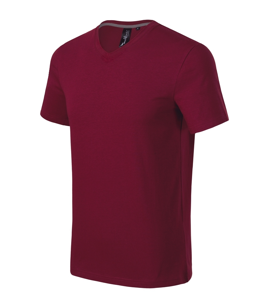 Malfini Premium ACTION V-NECK 700 Tričko pánske S, Garnet