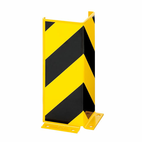 DP ORL07 Regálový nárazník L - 40 cm Čierna-Žltá