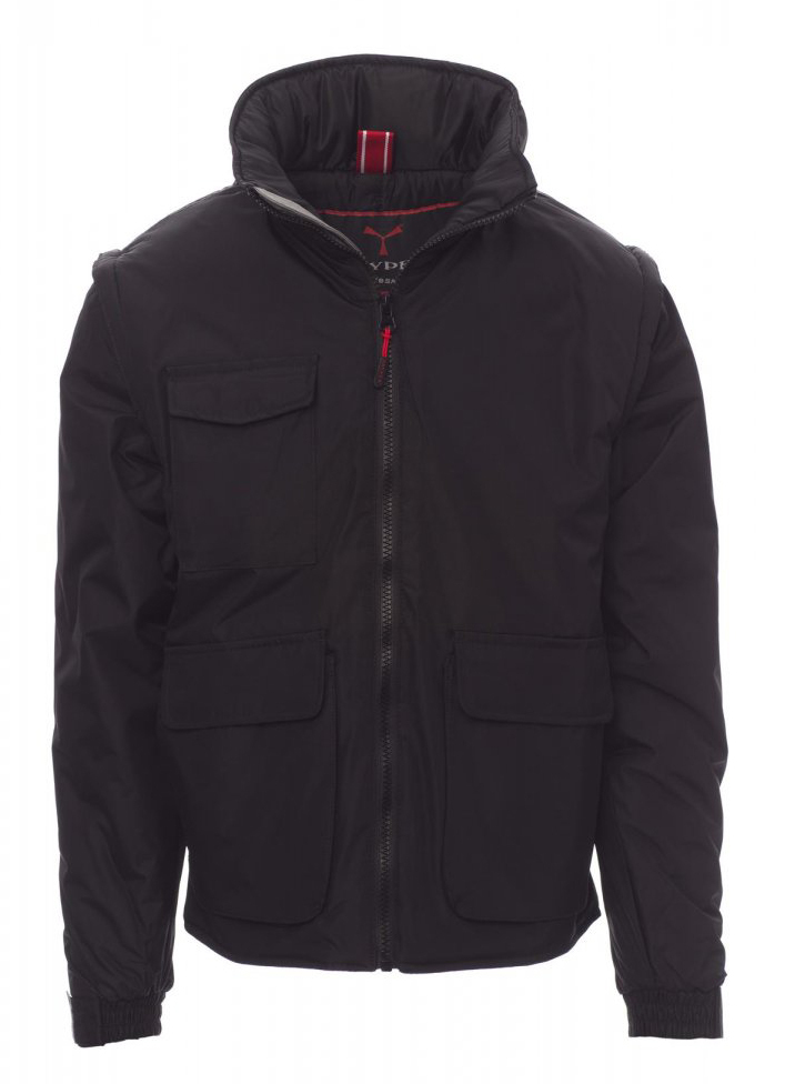 Payper ESCAPE Ľahká bunda XXS, Black-Steel grey