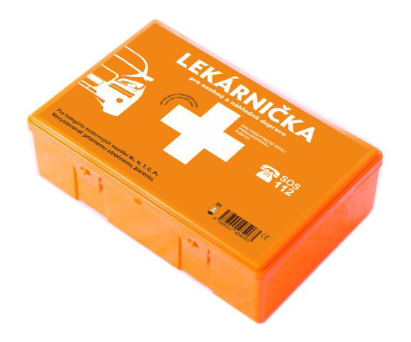 Panacea Lekárnička pre osobnú a nákladnú dopravu - plastový obal Oranžová