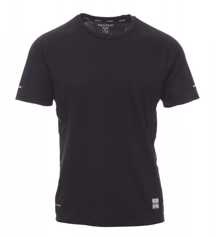 Payper RUNNING Tričko pánske S, Black