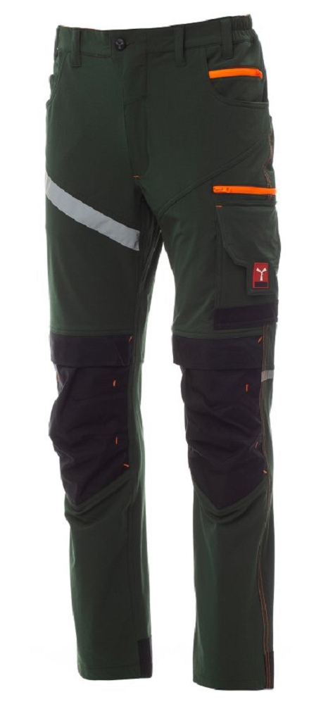 Payper NEXT 4W SUMMER Pracovné nohavice 42, Forest green-Black