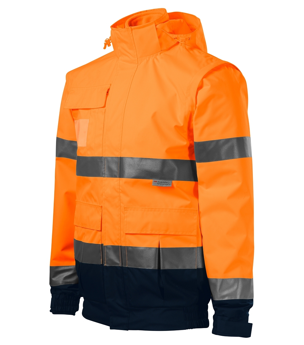 Rimeck HV GUARD 4 IN 1 5V2 Bunda unisex M, Fluorescenčná oranžová