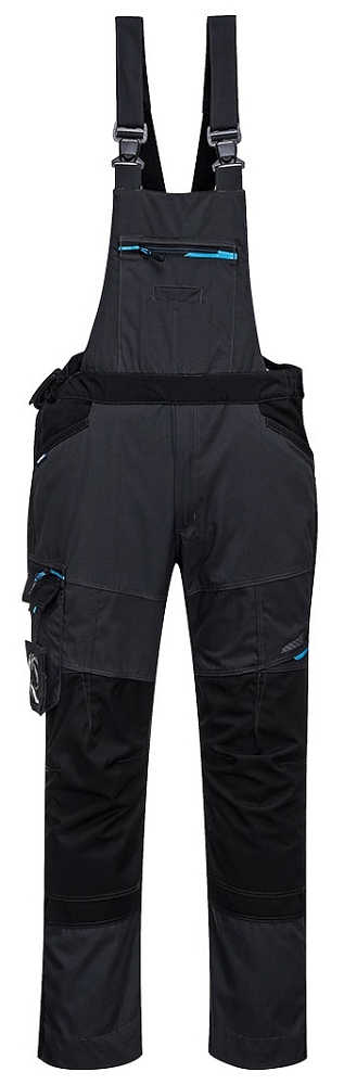 Portwest T704 Nohavice na traky WX3 S, Metal grey