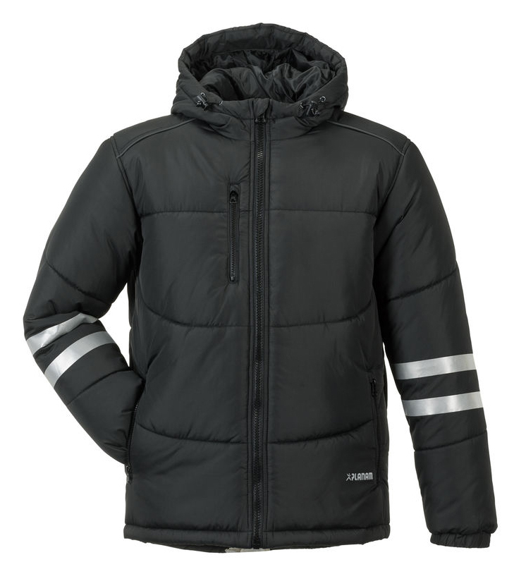 Planam OUTDOOR CRAFT Zimná bunda XS, Čierna