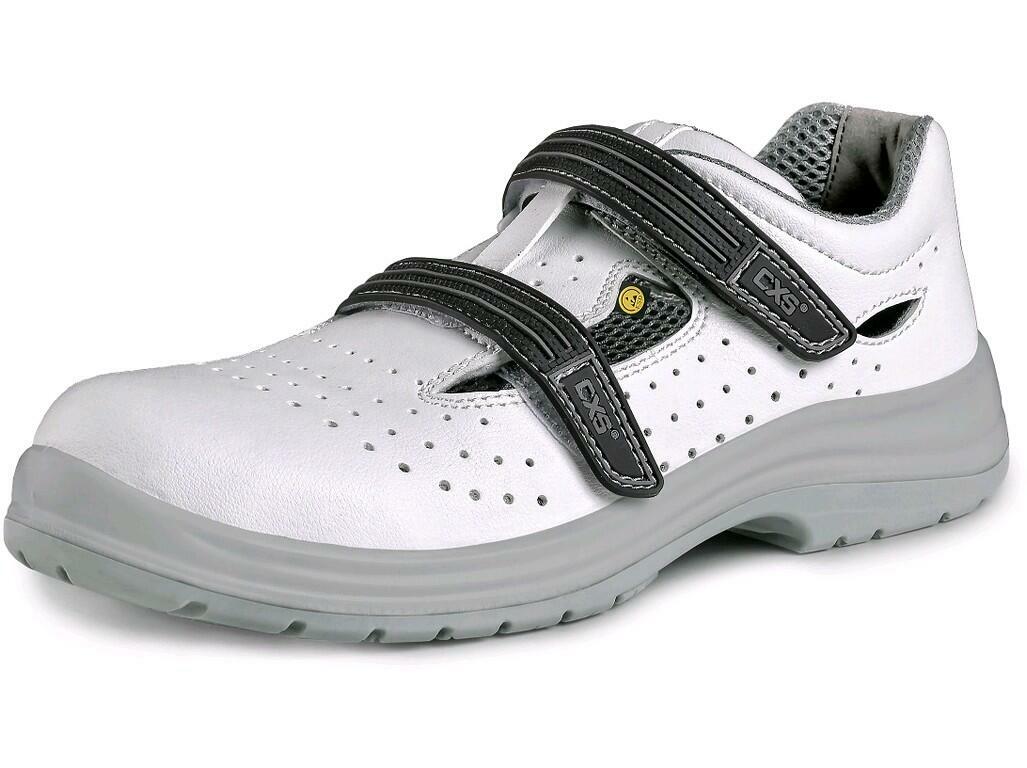 Canis CXS WHITE PINE S1 SRC ESD Bezpečnostné sandále Biela, 36