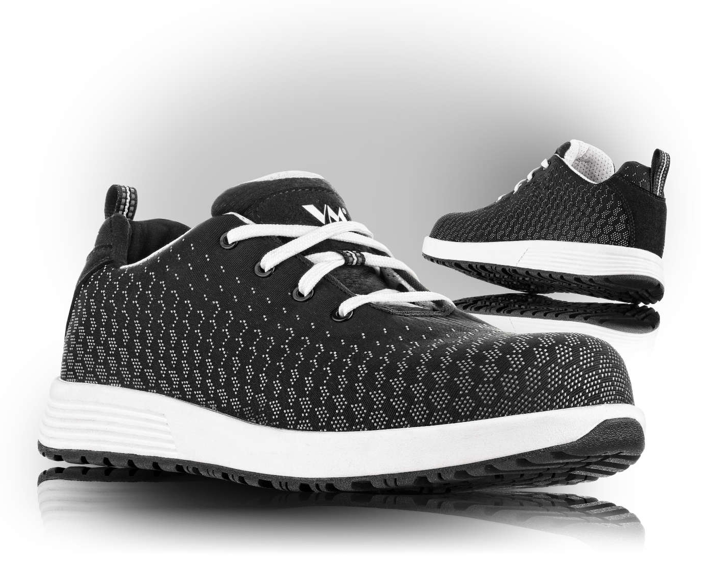 VM Footwear MINNESOTA S3 Bezpečnostná obuv Čierna-Biela, 37