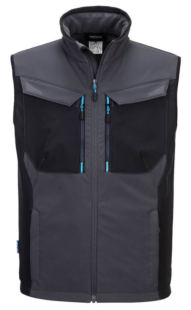 Portwest T751 Softshellová vesta WX3 S, Metal grey