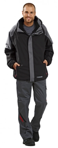 TRIPLE 3v1 JACKET Čierna-Sivá, M