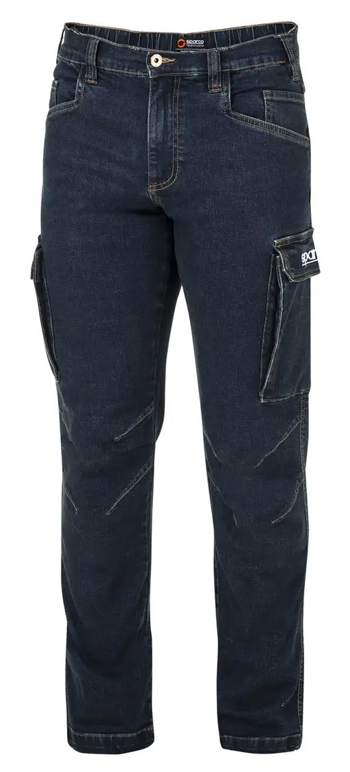 Sparco DALLAS TECH DENIM JEANS Pracovné rifle Modrá, XS