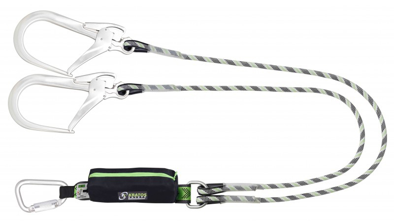E-shop Kratos Safety FA3062115 Tlmič pádu Zelená-Čierna