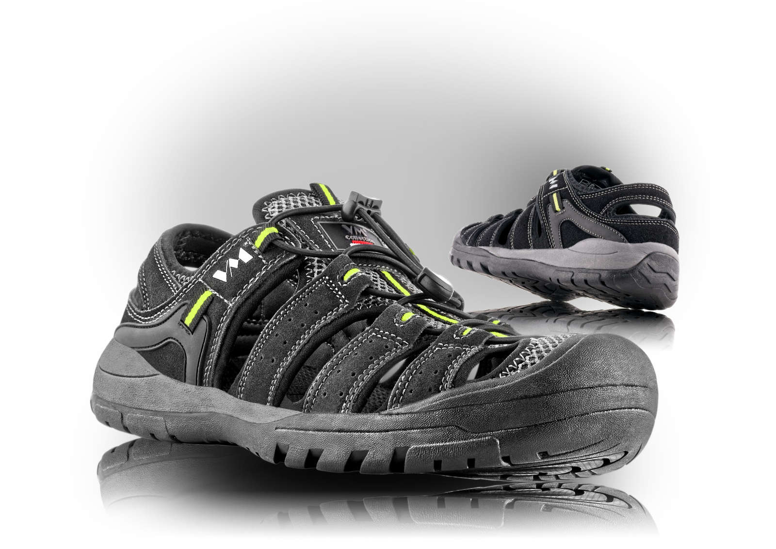 VM Footwear SINGAPORE Outdoorové sandále Čierna, 36