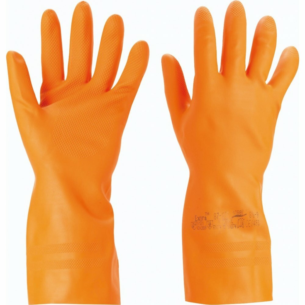 Ansell EXTRA 87-955 Rukavice chemické Oranžová, 7