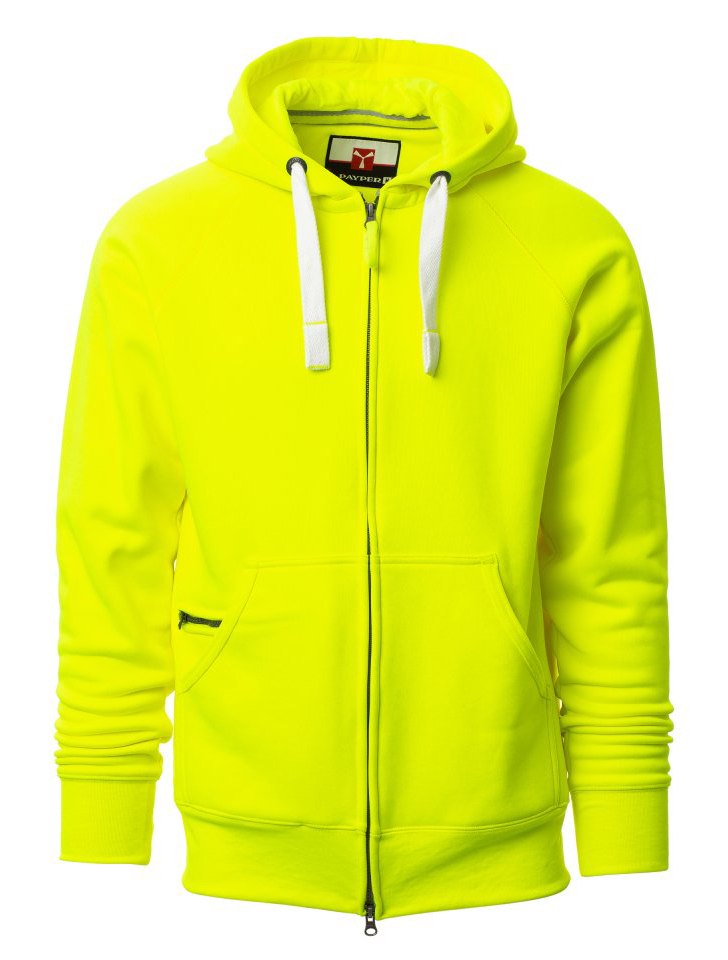 Payper DALLAS+ FLUO Mikina s kapucňou pánska M, Fluorescent yellow