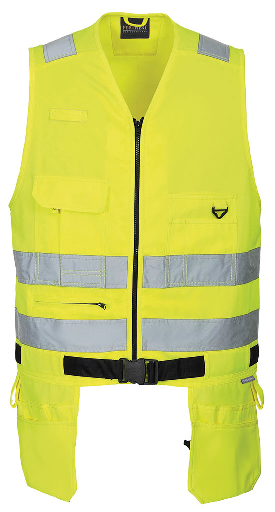 Portwest KS63 XENON Vesta na náradie M, Fluorescenčno žltá